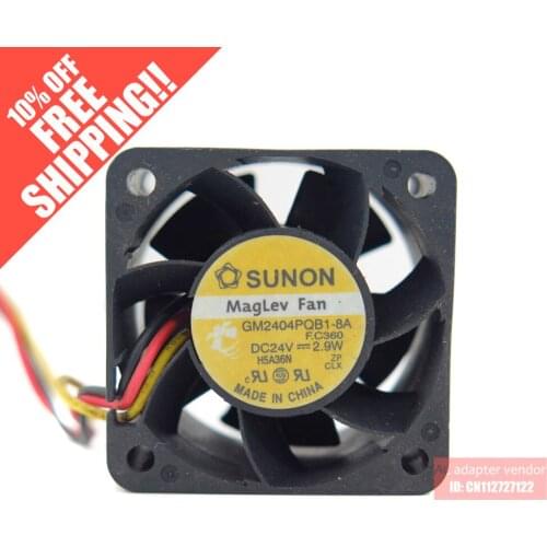 GM2404PQB1-8A 24V 3.9W 2wire SUNON 40*40*28 cooling fan
