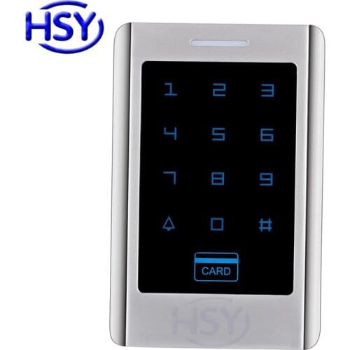 Metal Case Touch Keypad Single Door Access Controller RFID Proximity EM ID Card Entry Lock Door Standalone Keyboard Control