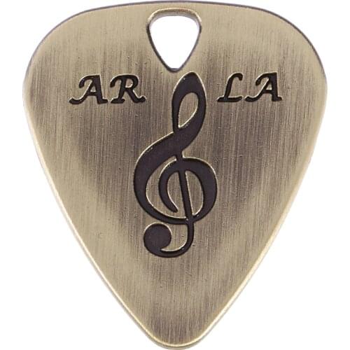 Metal Guitar Pick Plectrum for Bass Acoustic Electric Guitar Part Accessories Can be Used as a Pendant of Necklace or Bracelet