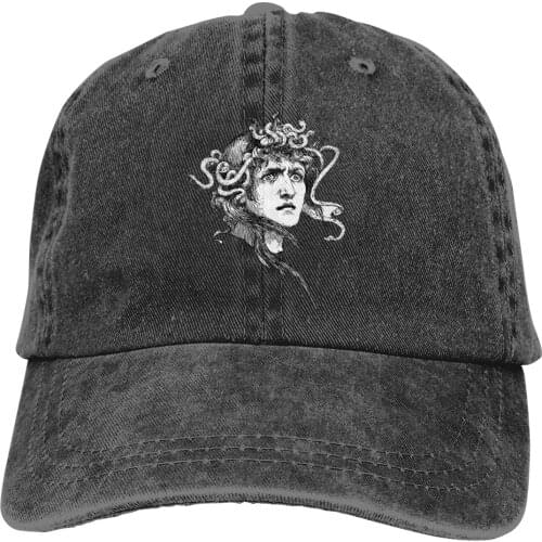 Mythology,Medusa Baseball Cap cowboy hat Peaked cap Cowboy Bebop Hats Men and women hats