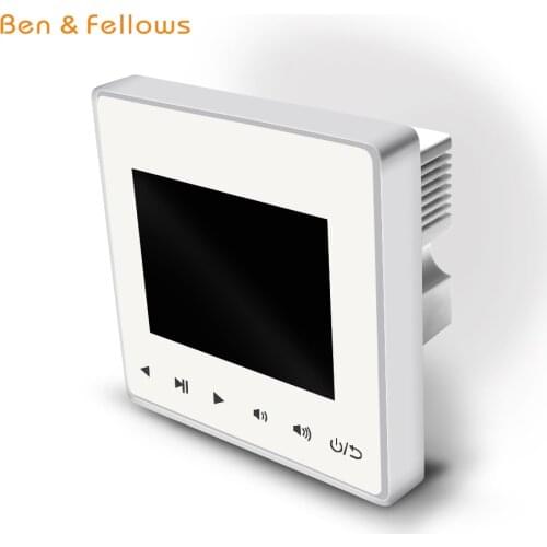 115101 2019 Trending New Wall Mount Digital Audio Amplifier with Wireless Remote Control/LCD Screen, Supports USB/SD/AUX/BT/FM