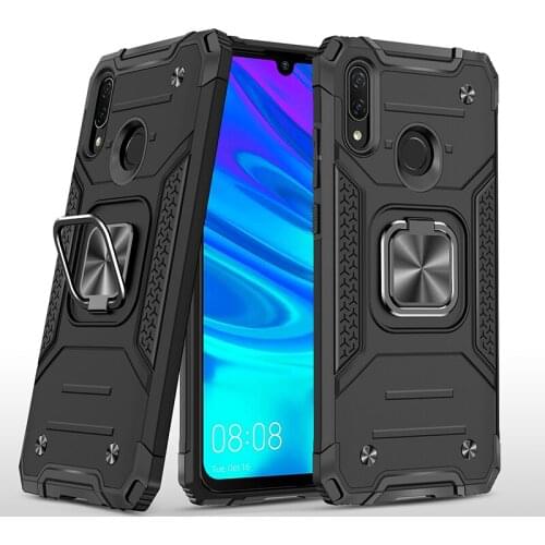 Luxury Shockproof Armor Phone Cases For Huawei P Smart 2019 Camera Protection Magnetic Ring Bracket Cover Huawei P Smart 2019