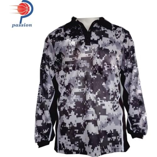 MOQ 5 pcs $28 USD each Black Grey White Camo Design UV Protection Fishing Shirts