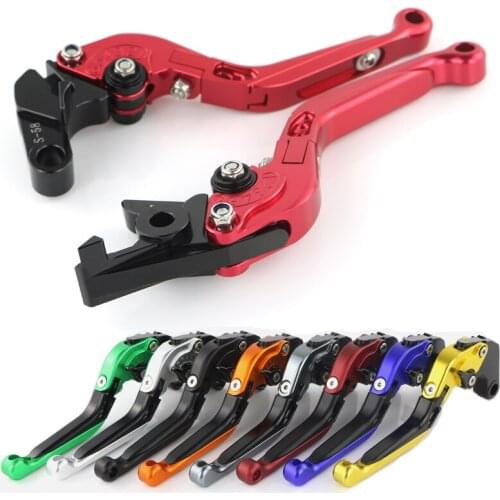 For Yamaha FZS 600 Fazer BT 1100 Bulldog TDM 900 Motorcycle Clutch Lever Brake Levers CNC Foldable Adjustable Aluminum