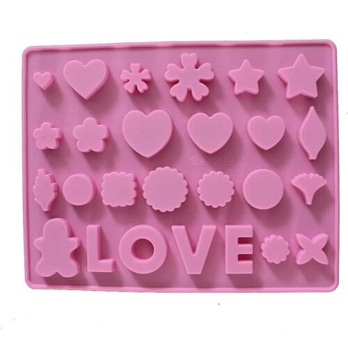 Love Heart Silicone Cake Mold Pastry Cake Decorating Tools Chocolate Mold Cookies Molds Baking Tools Cake Tools
