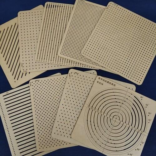 Fabric art patchwork tool Quilting ruler Acrylic Sashiko design mould Template embroidery kit التطريز borduren наборы для 3