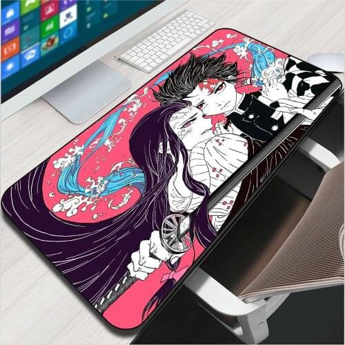 XGZ Anime Mouse Pad XXL Ghost Devils Ninja Notebook Computer Gamer Keyboard Mat Game Accessories Speed Edition Gaming Mouse Pad