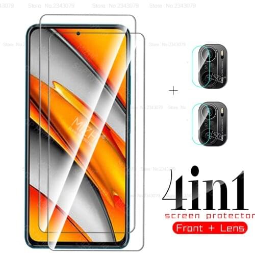 Camera lens tempered glass for xiaomi poco f3 glass poxo m3 pro x3 nfc little x f m 3 pro screen protector safty glass film