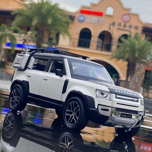 1/24 Land Rover Defender Alloy Car Model Metal Jeep Car Model For Children Diecasts & Toy Vehicles Car Toys Boys Birthday Gift