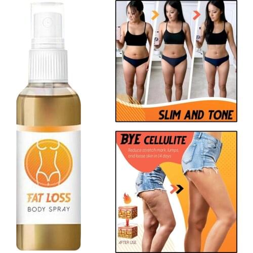 10ml Slimming Spray Essential oil Spray Organic for Body Knee Buttocks Abdomen Belly Fat Burner Weight Loss Fast Fat Burning