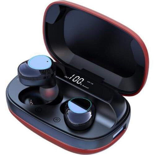 3000mAh TWS Earphones 9D Stereo Bluetooth 5.0 Wireless Eabuds IPX7 Waterproof Headphone LED Display with Mic Touch Key