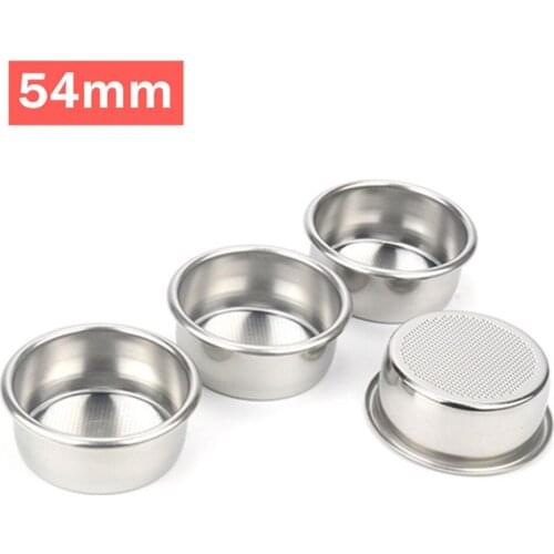 304 Stainless Steel Coffee Filter Basket Double 2 Cup 54mm Portafilter for Breville coffee machine