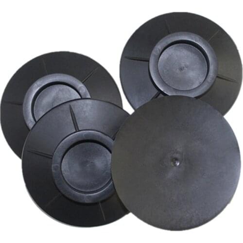 4pcs/set Rubber Shock Absorption Floor Mat Washing Machine Non-slip Pad Shockproof Round Base Protector Furniture Legs Pad