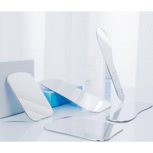 4 PC Dental Orthodontic Double-Sided Mirrors Reflector Dentistry Intra Oral Glass Coated Titanium Dental Photography Mirrors