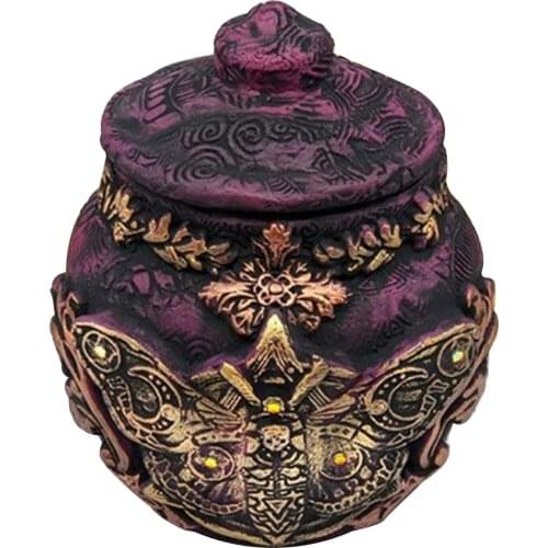 Retro Jar Garden Decoration Ornaments Retro Bottle Stars Moon Leaf Face Interesting and Durable E7