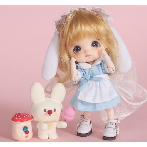 Ob11 baby clothes rabbit and rabbit servant skirt maid skirt Molly baby clothes round is 12 point bjdgsc