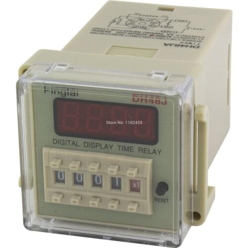 DH48JA 8 pin sensor input digital counter relay DH48J series AC 220V 110V 36V 380V AC/DC 24-240V 12V 24V