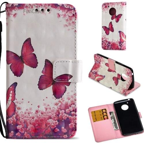 Pretty Unicorn Flip Phone Case sFor Estuche Moto E4 US Version Soft TPU Back Cover Shell Flip Phone Case Motorola E4 US Version