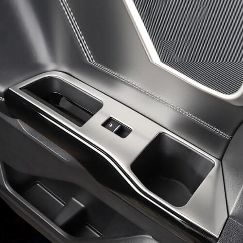 LHD!! For Ford Explorer U625 2020 2021 Colorful Window Lift Switch Button Controller Panel Frame Cover Trim Car Styling