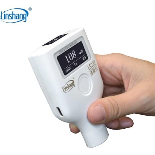 Linshang LS232 Dual OLED Auto Car Paint Thickness Meter Enduring -40℃ Low Temperature for Automotive Paint Film