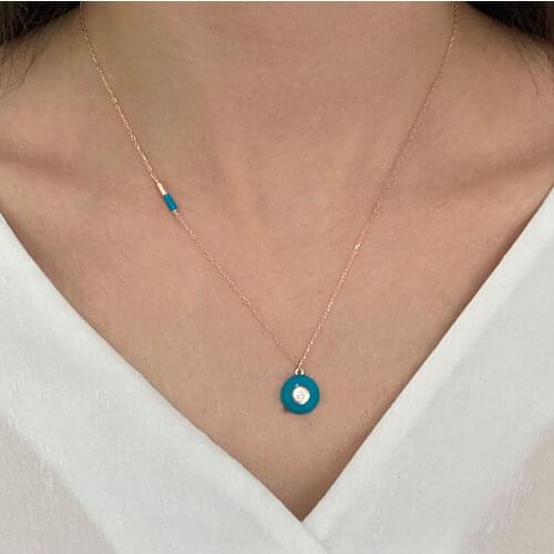 NEW Trendy 925 Silver Necklace Turkish Jewelry Birthday Gift Zircon Fashion Necklace For Women Minimalist Style Luxury Designer