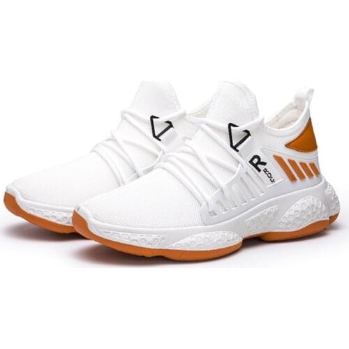 Men Sneakers New Breathable Lace Up Men Mesh Shoes Fashion Casual No-slip Men Vulcanize Shoes Tenis Masculino Synthetic