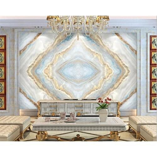 Beibehang wall papers home decor mural Custom Wallpaper Black European Classic Blue Marble TV Sofa Background Wall 3D Wallpaper