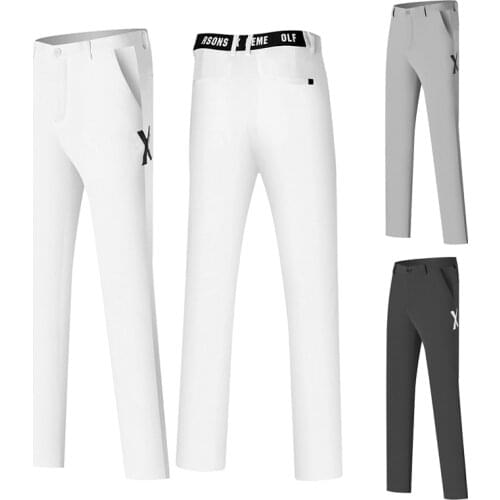 New Golf Clothing Men’s Golf Pants Summer Breathable Quick-Drying Sports Trousers Leisure Outdoor High-Quality Anti-Wrinkle