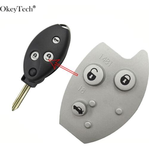 New Style OkeyTech For Citroen C2 C3 C4 C5 C6 Picasso Berlingo 3 Button Car Key Remote Flip Folding Repair Cover Case Fob