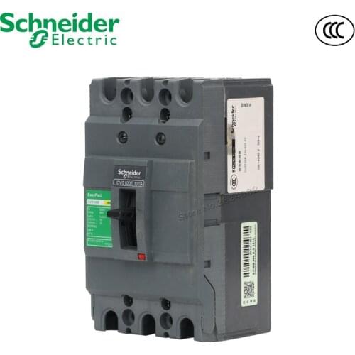 60A 80A 100A 50/60Hz 690V 6KV AC Moulded Case Circuit Breaker Protector Thermal Magnetic CVS100E TM100D 3P 3T Schneider