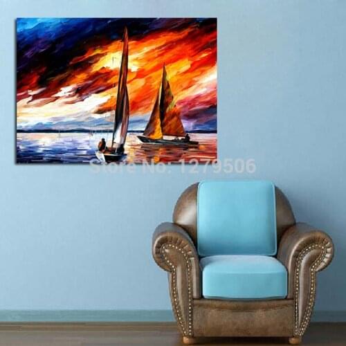 Handpainted Acrylic Knife Floral Paintings Modern Abstract Flower Oil Painting On Canvas Home Decoration Art Pictures Wall Decor