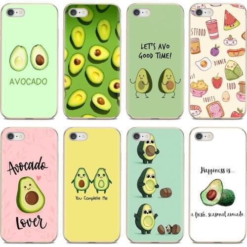 Slim Silicone Soft TPU Phone Case For ZTE Blade A520 A512 A452 A602 A5 2019 V6 V7 V8 V9 V10 Lite Viat Cute Avocado Food
