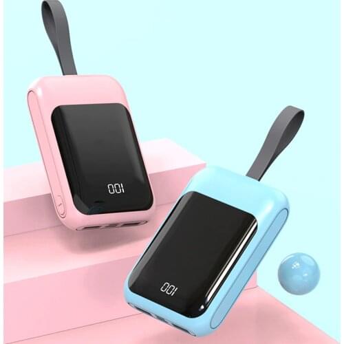 10000mAh Power Bank Portable Charger Mobile Charging Mini Powerbank For Xiaomi mi 9 iPhone 11 XR Poverbank with Digital Display