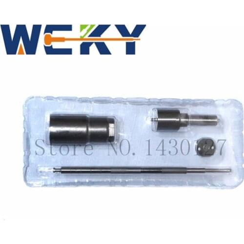 Top Quality! Repair Kit Common Rail Injector Kit(Nozzle DLLA158P844 +Orifice plate+Control rod+ Nut) For Injector 095000-5342