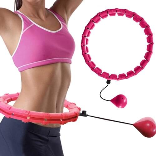 WolFAce 24 Section Adjustable Huula Massage Fitness Sport Hoops Abdominal Thin Waist Exercise Equipment Training Weight Loss