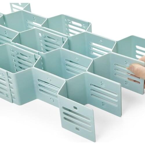 12 Grid Honeycomb Honeycomb Nest Socks Underwear Plastic Wardrobe Drawer Divider Adjustable Divider Drawer Divider