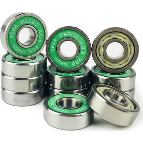 16Pcs/set TWIN ILQ-9 Skating Bearings Deep Groove 6 Balls 608zz 8X22X7mm Chrome Steel Bracket Skates Bearings ABEC-9