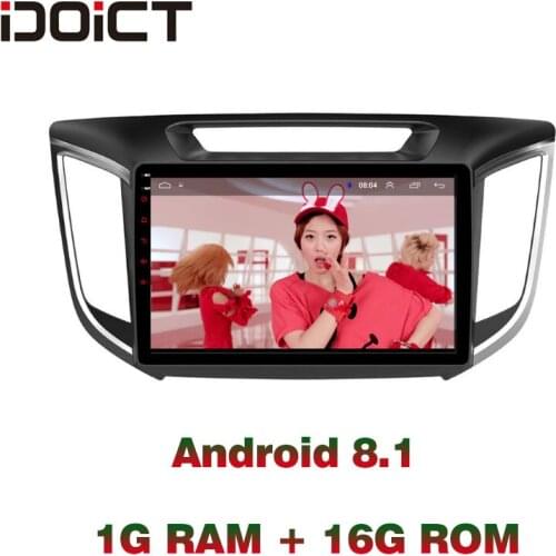 IDOICT Android 9.1 Car DVD Player GPS Navigation Multimedia For Hyundai Creta IX25 Radio 2014-2017 2018 car stereo