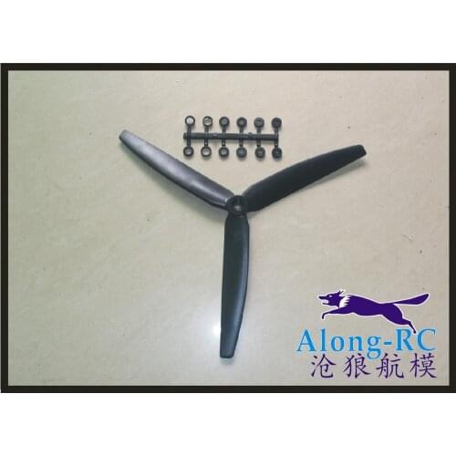 Free shipping: 5PCS GWS HD1060 EP1060*3 3 blades Propeller for RC airplane part aircraft MODEL ZERO PLANE SPARE PART