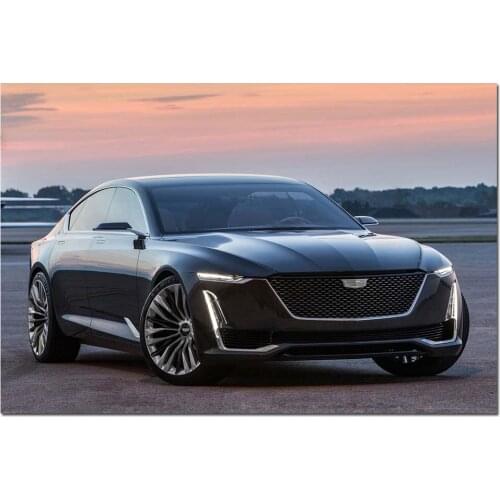 Cadillac Escala Car Photo Wall Art Posters Canvas Print Modern Painting for Home Decor