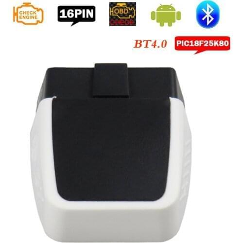 10PCS Elm327 Bluetooth OBD2 Adapter Elm 327 Bluetooth 4.0 Car Diagnostic Scanner For iOS/Android Elm327 25k80 Diagnostic tool