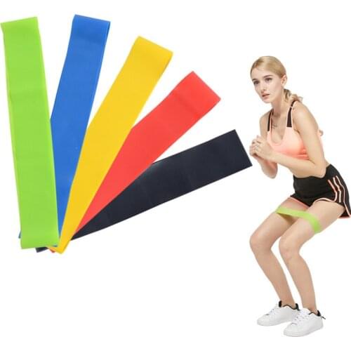 5Pcs/Lot Elastic Resistance Bands For Fitness Strength Training Workout Expander Muscle Elastique Mini Band Exercise Equipment