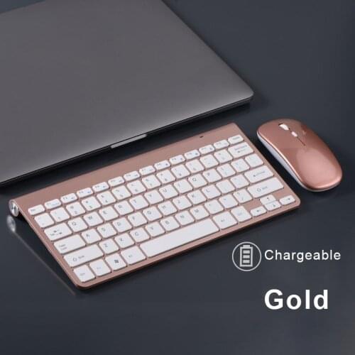 Mini Wireless Office Keyboard & Mouse Set Only One USB Control 78 Keys 2.4GHz Multi System Compatible Wireless Keyboard For Mac