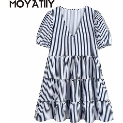 MOYATIIY Summer Dresses With Sleeves