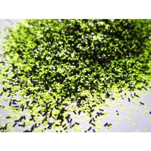 Neon Orange and Black Matte Solvent Resistant Glitter Mix for nail art,DIY nail polish Nail Art Craft