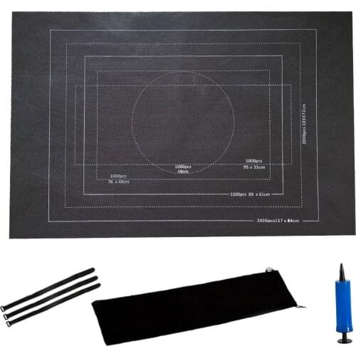 New Design Fashion Solid Felt Storage Puzzle Mat Sets Roll Up to 3000 Pieces with Drawstring Storage Bag Home Decoration