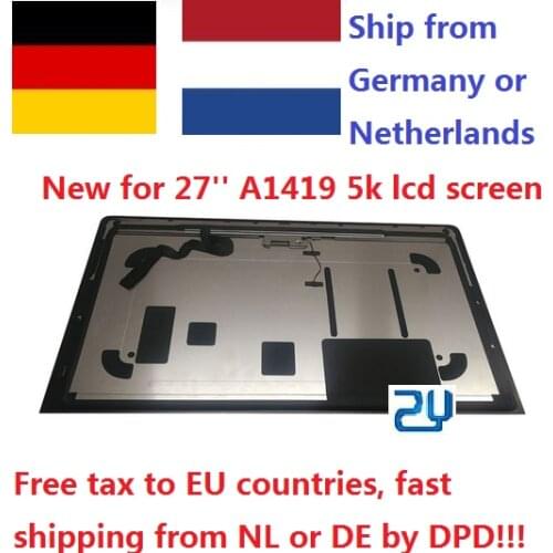 NL new original 27" A1419 5K LM270QQ1(SD)(B1) retina lcd screen Glass assembly For iMac Late 2015 MK462 MK472 MK482 EMC 2834