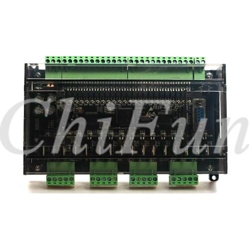 PLC industrial control board FX1N 40MT with shell RS485 MODBUS Communication DC24V 24 input 16 transistor ouput