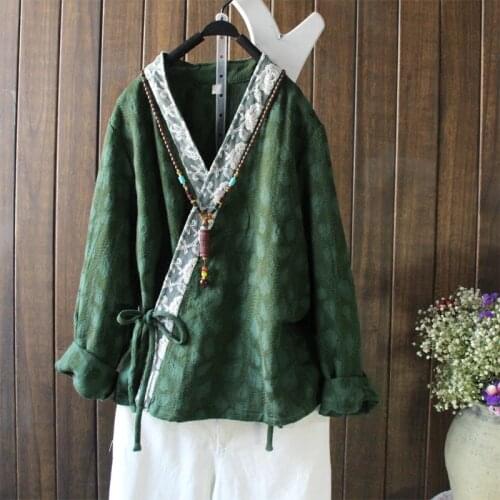 Блузки с галстуком QPFJQD China At AliExpress