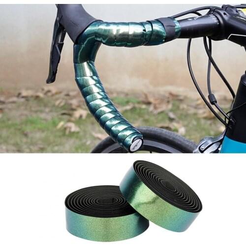 Handlebar Strap Triangle Pattern Shock absorption EVA Foam Faux Leather Road Bike Handlebar Bar Tapes Mountain Bikes
